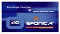 EFonica \ Recharge Card\  10 $