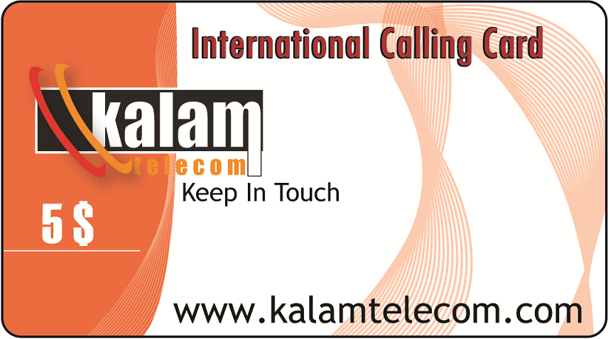 Kalam Telecom card for 5$