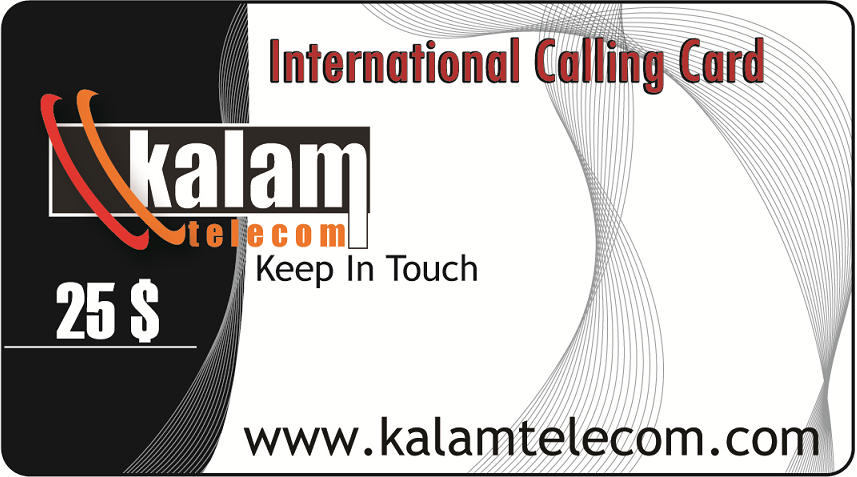 Kalam Telecom card for 25$