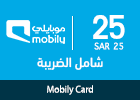 بطاقة شحن موبايلي - 25 ريال OS